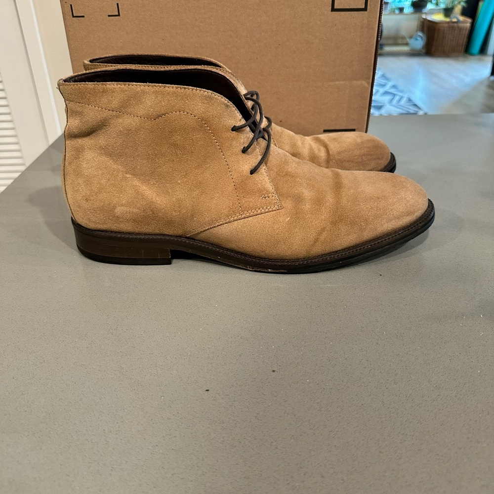 Johnston & Murphy Tan Suede Men's Boots